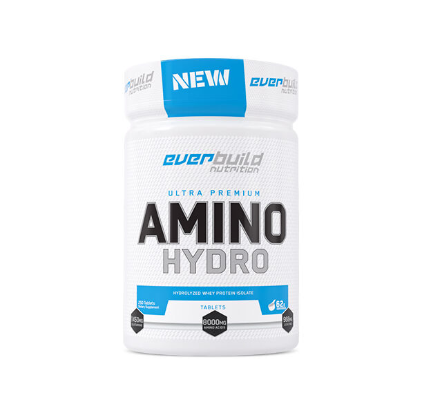 EVERBUILD - Ultra Premium Amino Hydro / 250 Tabs (62 дози) / 220g