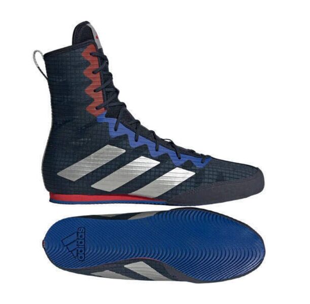 ADIDAS® BOX HOG 4 Обувки за бокс - Blue/Red/Silver