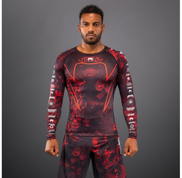Рашгард Venum 20th Anniversary Long Sleeve Rashguard - Black/Red
