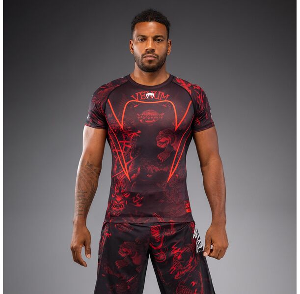 Рашгард Venum 20th Anniversary Short Sleeve Rashguard - Black/Red