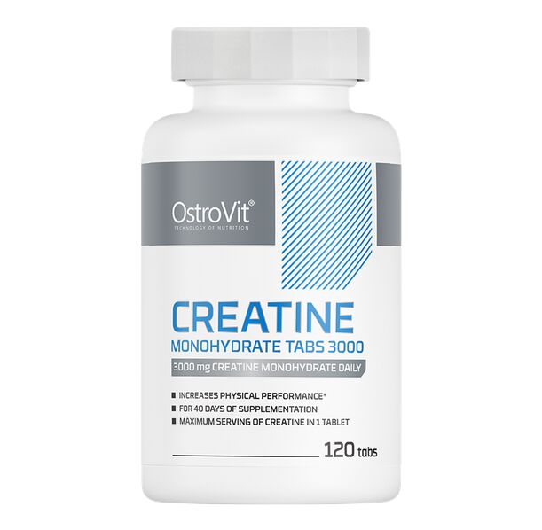 OstroVit Creatine Monohydrate Tabs 3000 / 120 Таблетки