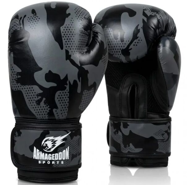 Боксови ръкавици Armageddon Sports - Black Camo