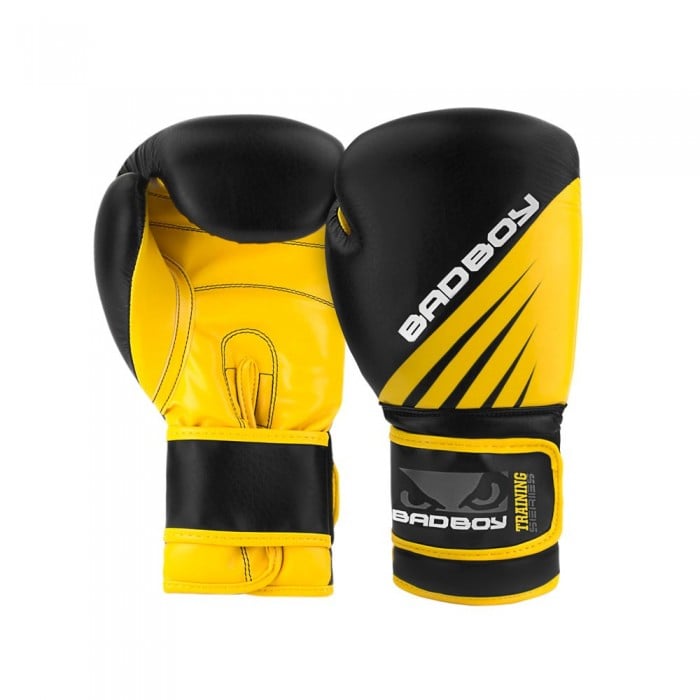 Боксови Ръкавици - Bad Boy Training Series Impact Boxing Gloves - Black/Yellow 