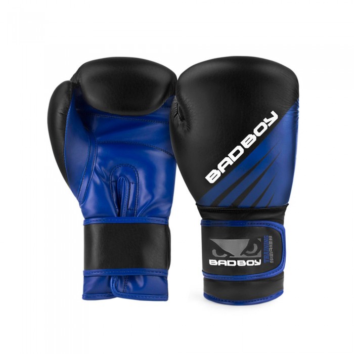 Боксови Ръкавици - Bad Boy Training Series Impact Boxing Gloves - Black/Blue ​