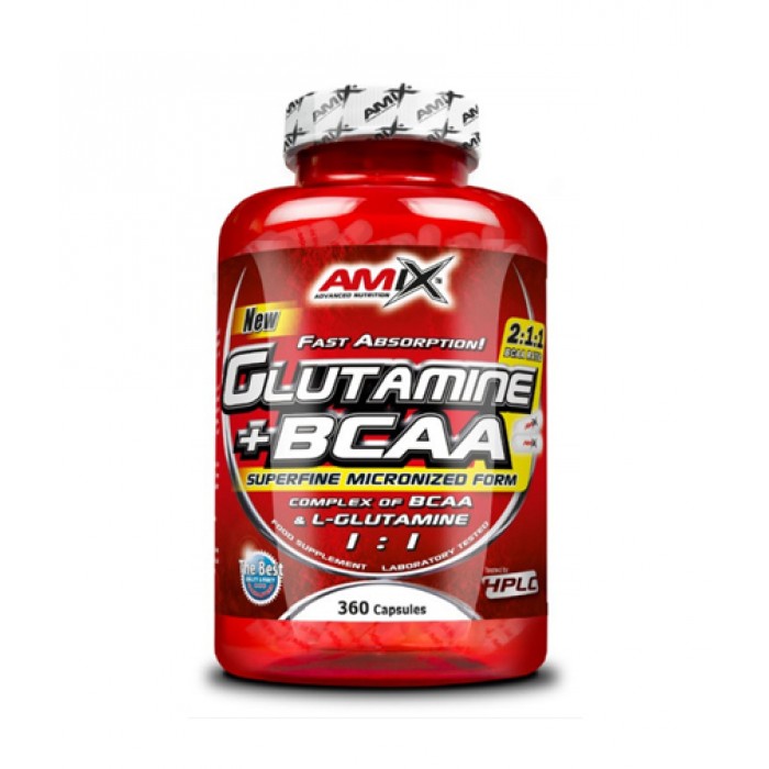 Amix - Glutamine + BCAA / 360 Caps.