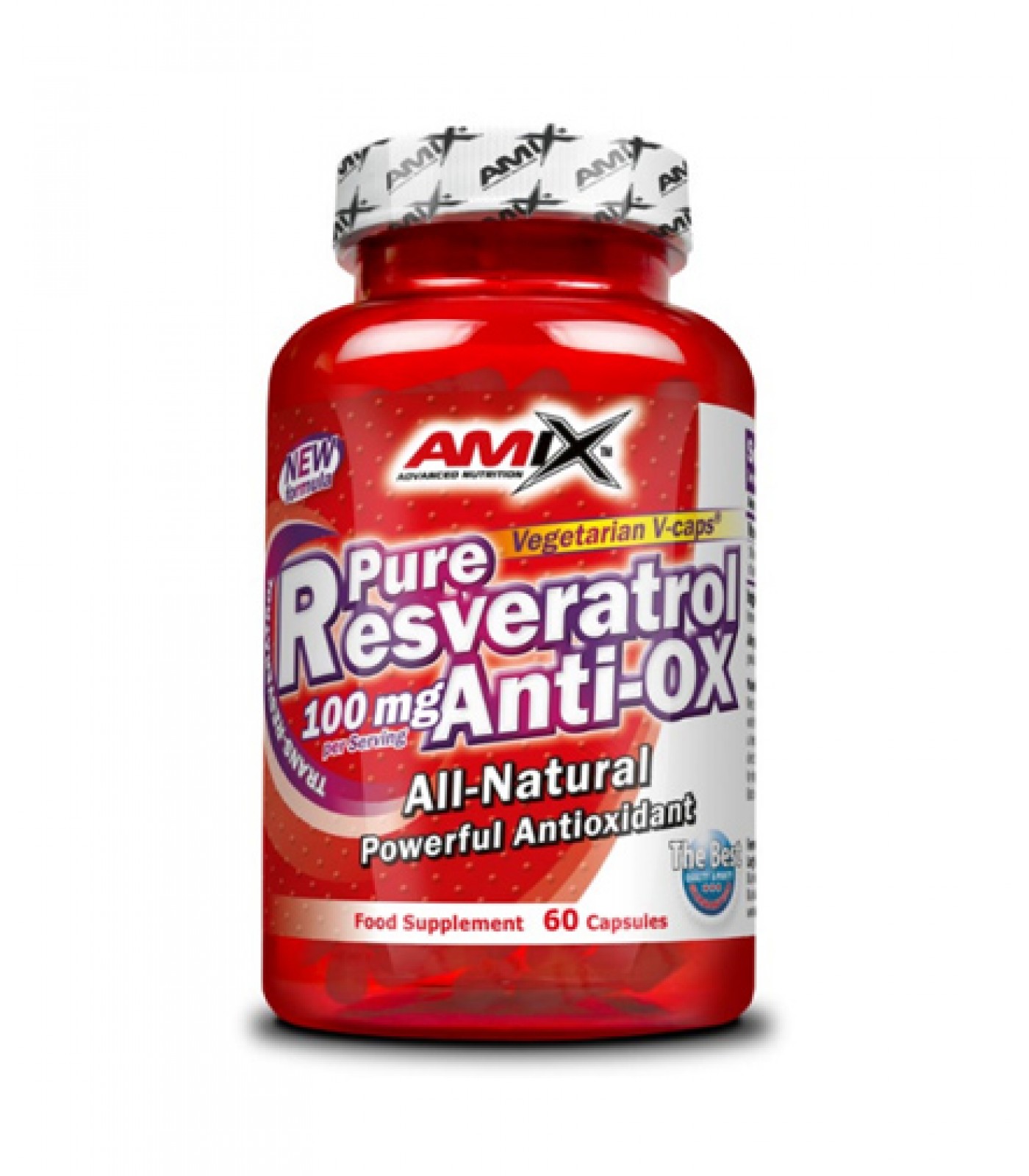 Amix - Pure Resveratrol / 60 Caps.