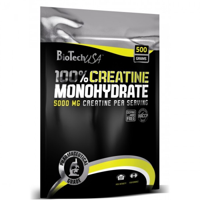 BioTech - 100% Creatine Monohydrate /пакет/ / 500gr