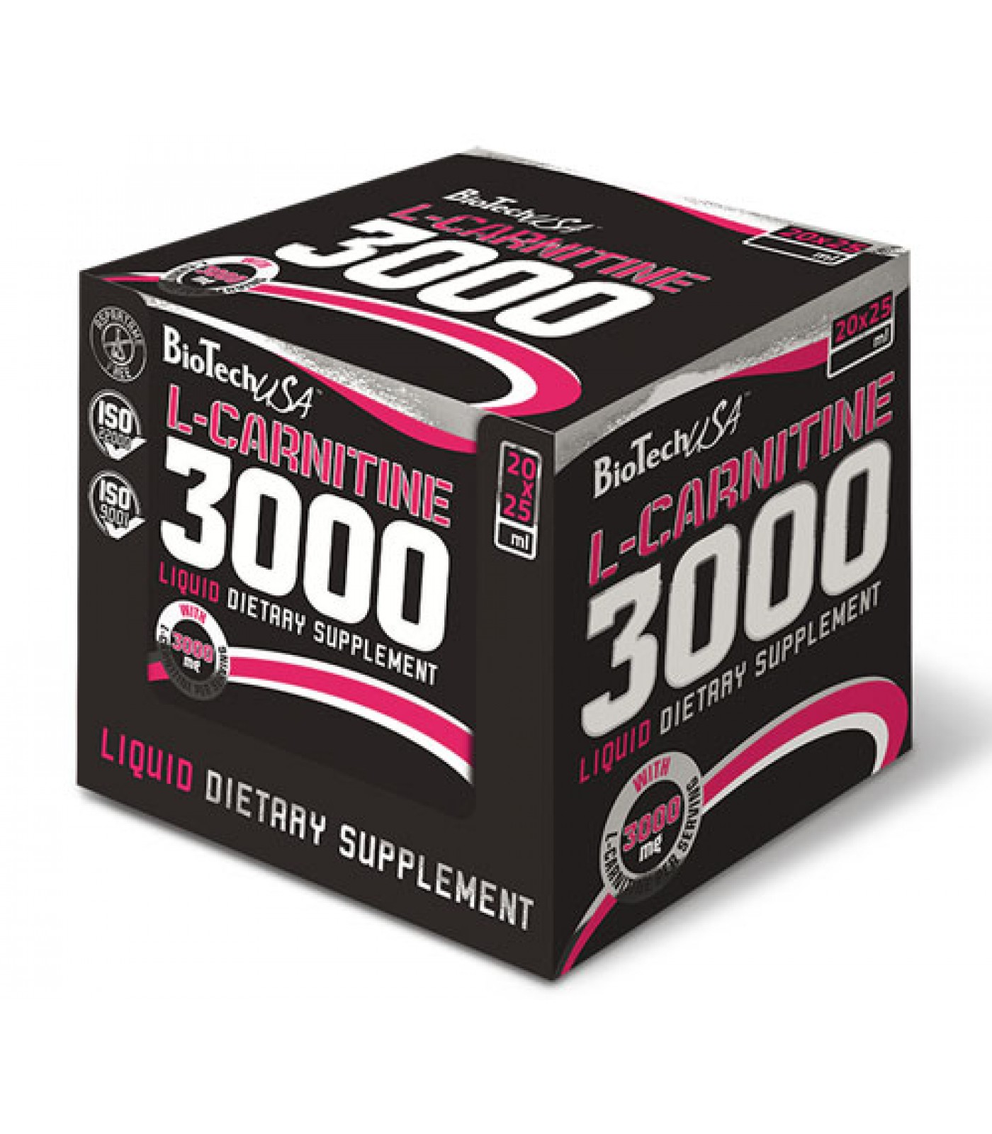 BioTech - L-Carnitine 3000mg. / 20amps x 25ml.