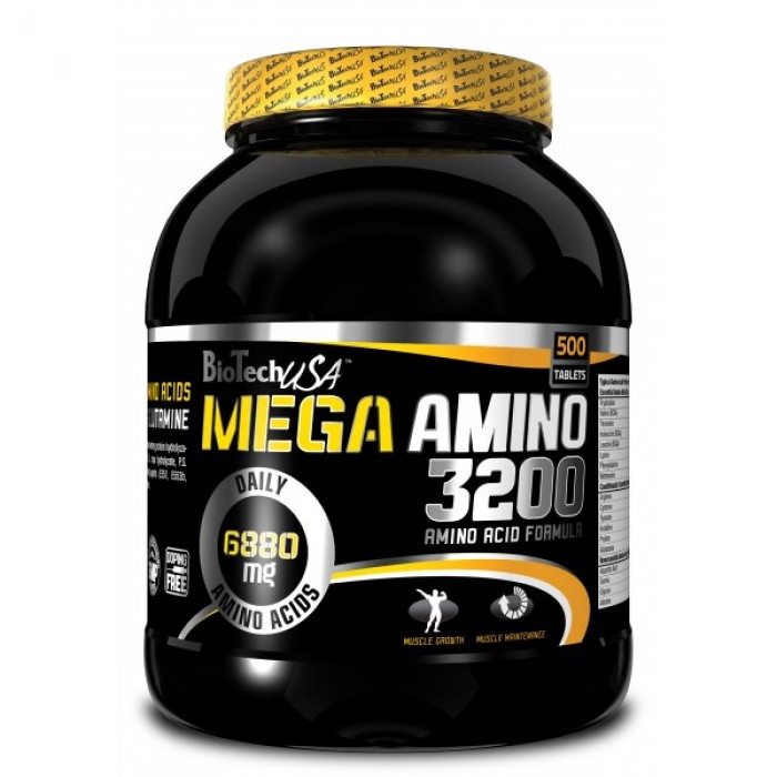 BioTech - Mega Amino 3200 / 500 tabs.