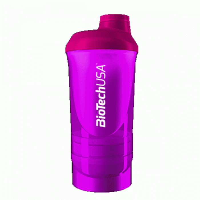 BioTech - Shaker Wave+ Purple - с отделения / 600ml.
