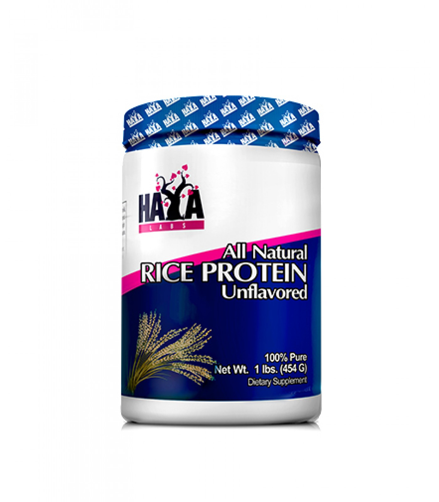 Haya Labs - 100% All Natural Rice Protein / 454 gr.- Unflavored