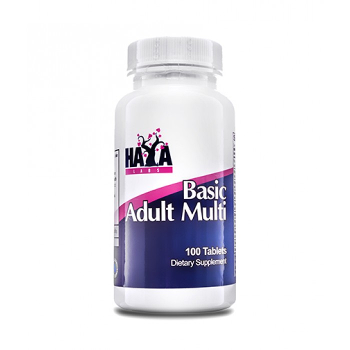 Haya Labs - Basic Adult Multivitamin / 100 tabs.