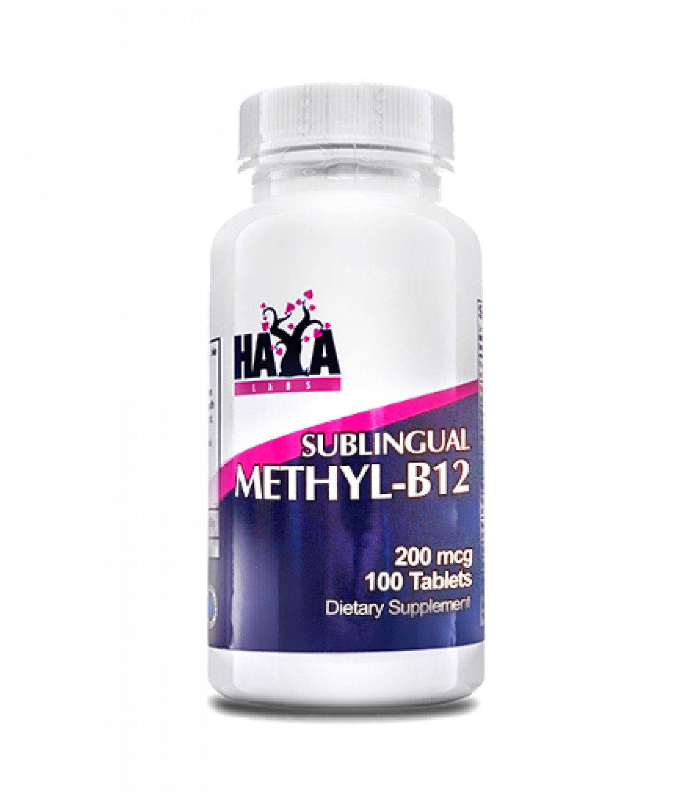 Haya Labs - Methyl-B12 200mcg. / 100 tabs.
