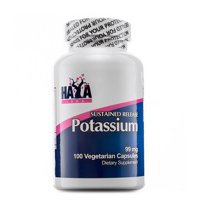 Haya Labs - Sustained Release Pottasium 99mg / 100 caps