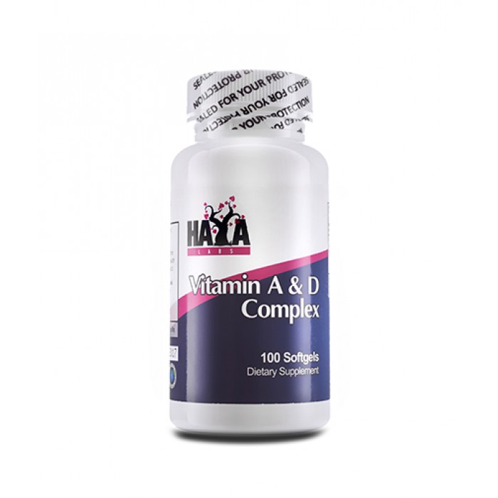 Haya Labs - Vitamin A & D Complex / 100 softgel caps