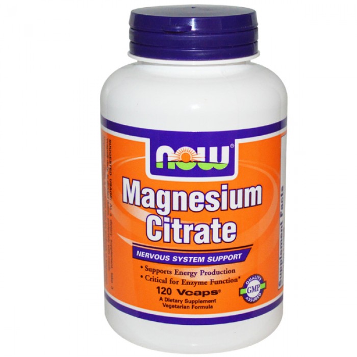 NOW - Magnesium Citrate / 120 VCaps.