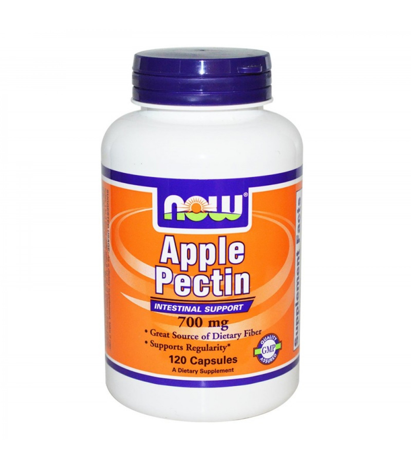 NOW - Apple Pectin (Ябълков пектин) 700 mg - 120 caps. 