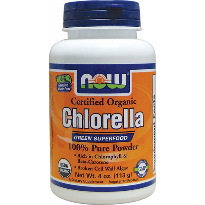 NOW - Chlorella Powder - 113.6 g. 