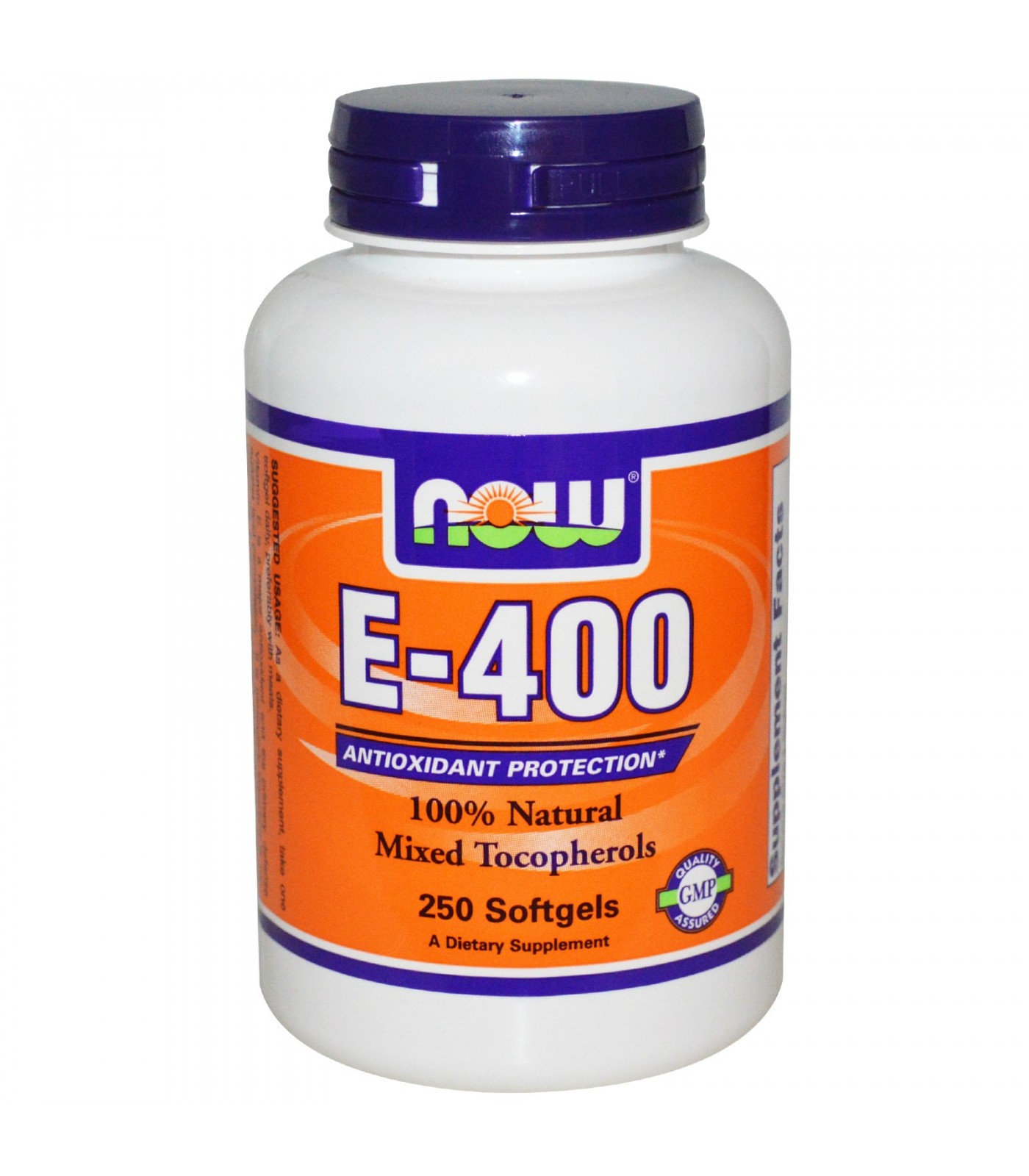 NOW Vitamin E400 IU (Mixed Tocopherols) / 250 Softgels