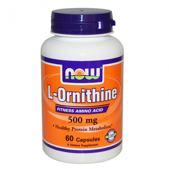 NOW - L-Ornithine 500 mg - 60 caps. 