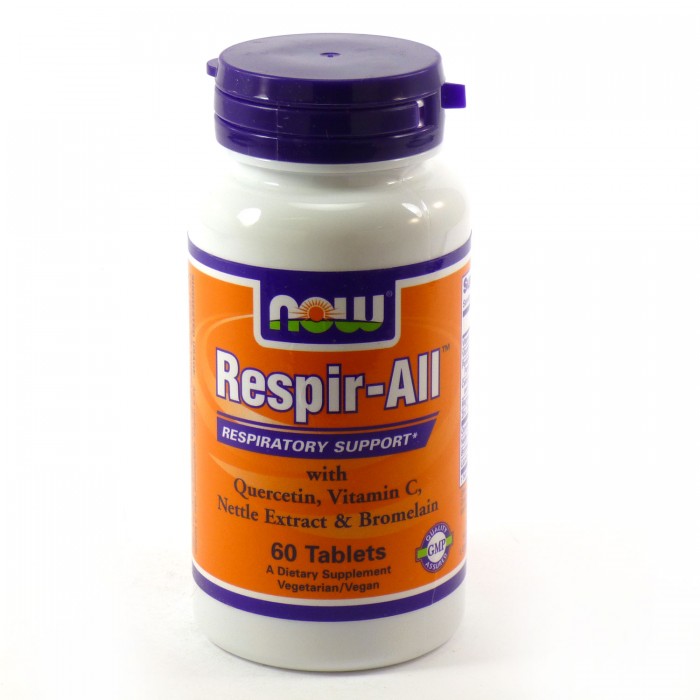 NOW - Respir-ALL Allergy - 60 tabs.