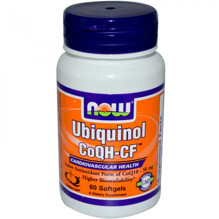 NOW - Ubiquinol CoQH-CF™ - 60 Softgels