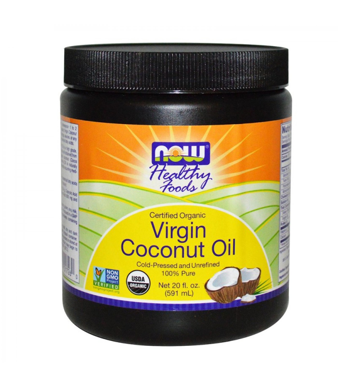 NOW - Virgin Coconut Oil (Organic) - 570 g. 