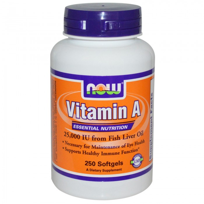 NOW - Vitamin A 25,000 IU - 100 Softgels