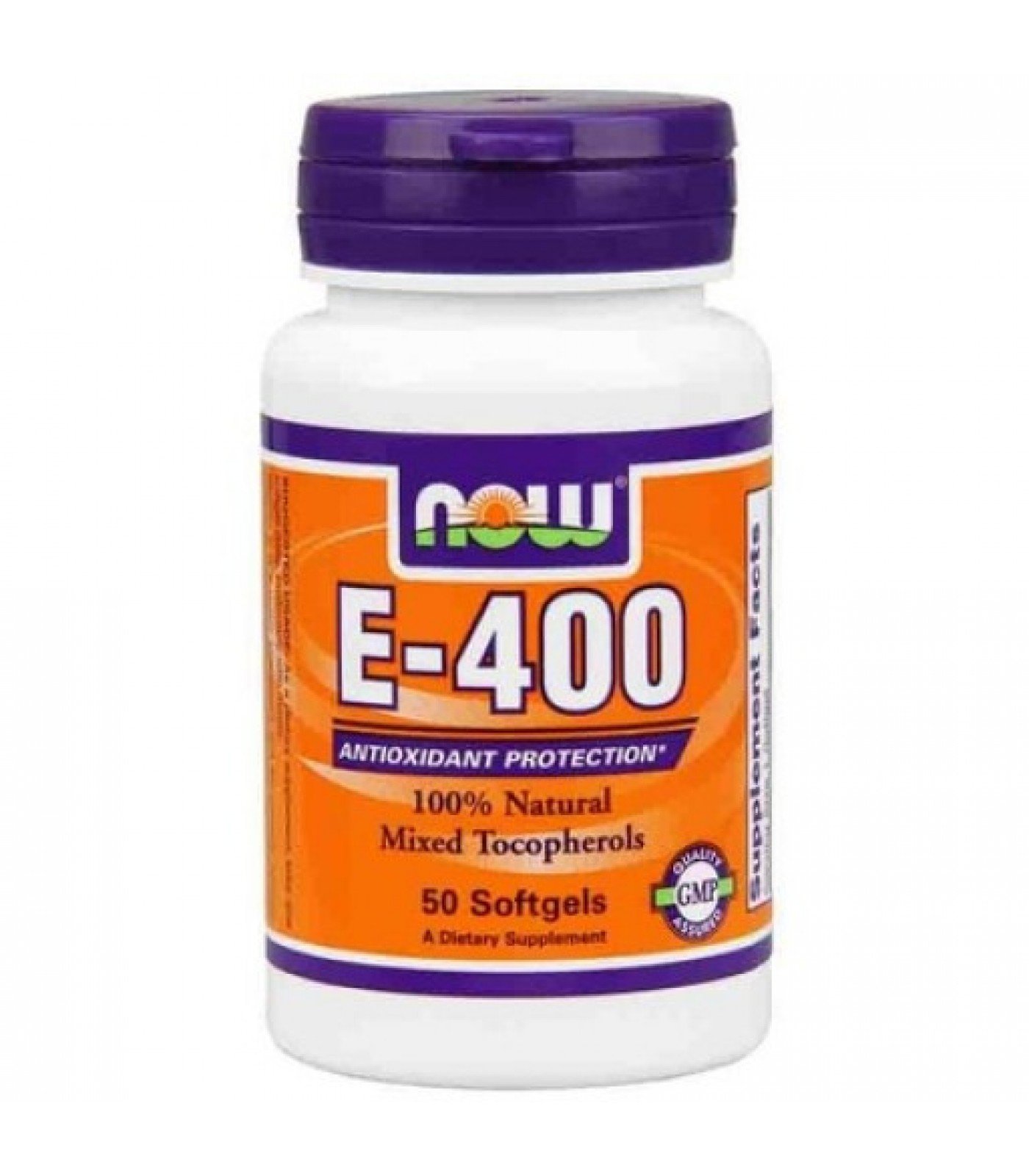 NOW Vitamin E400 IU (Mixed Tocopherols) / 50 Softgels