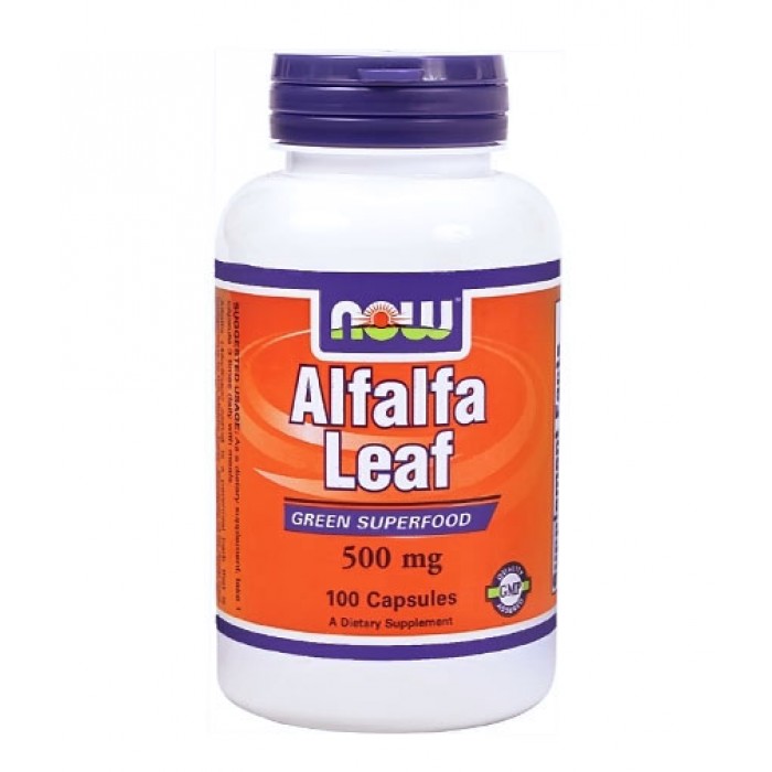 NOW - Alfalfa Leaf 500mg. / 100 Caps