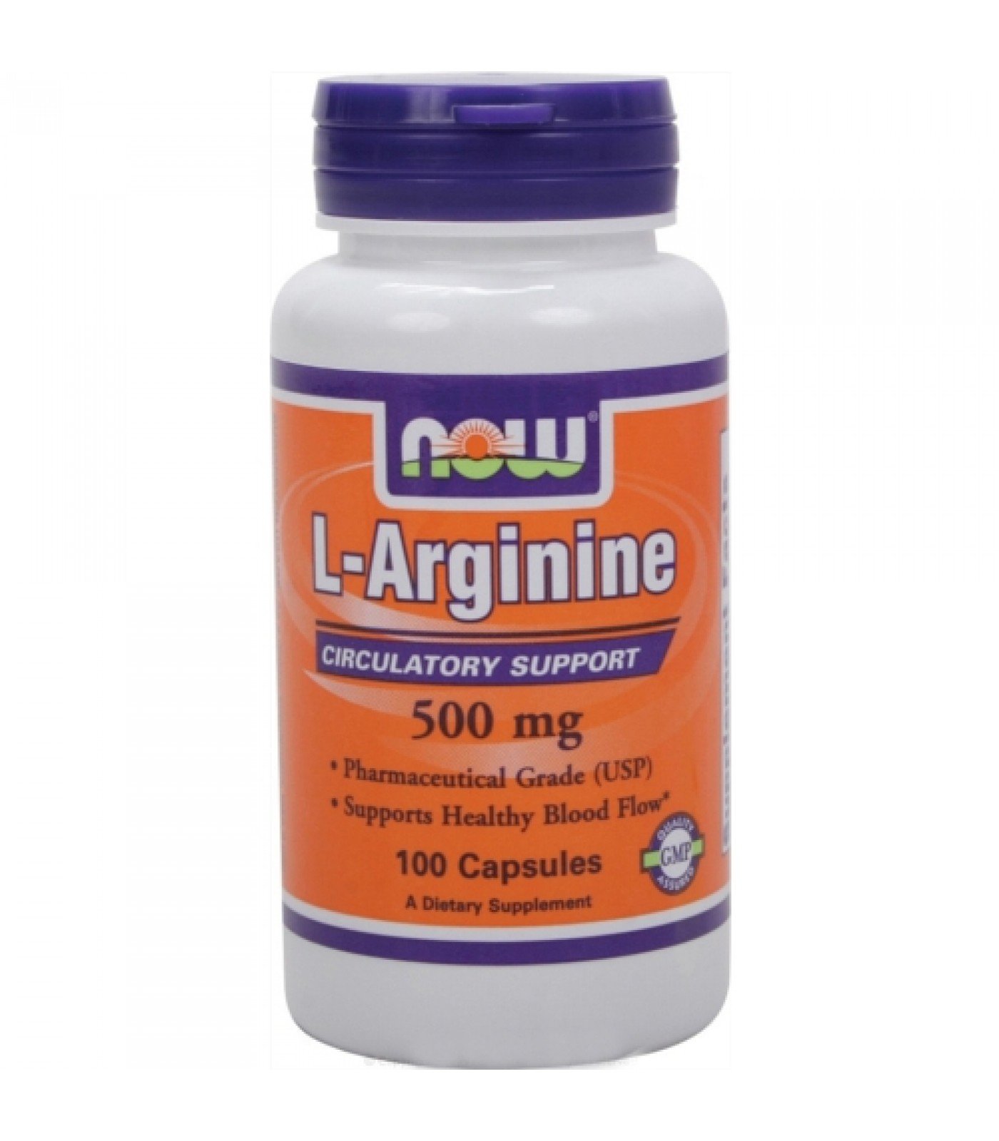 NOW - Arginine 500mg. / 100 caps.