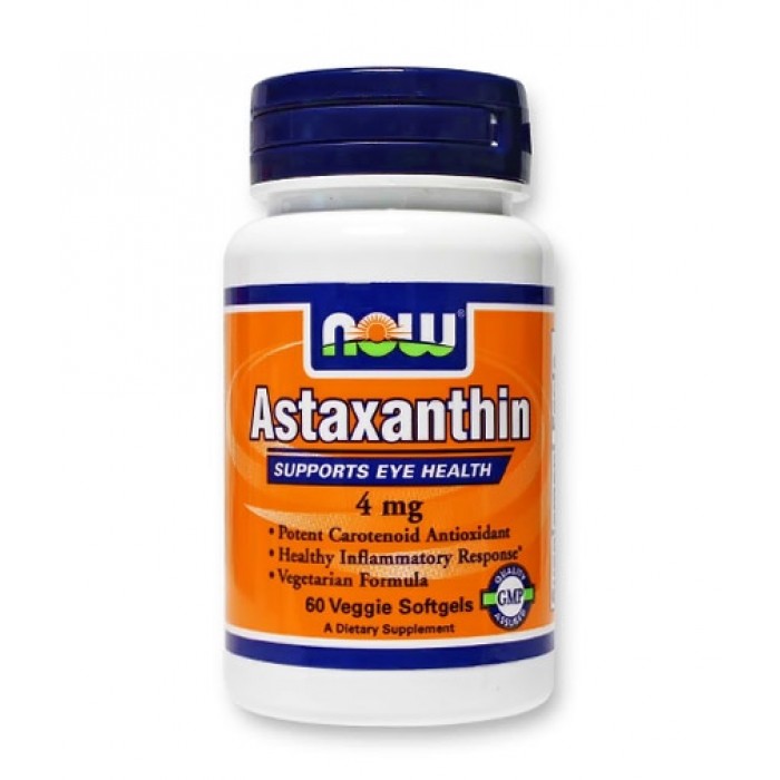 NOW - Astaxanthin 4mg. / 60 Veggie softgels