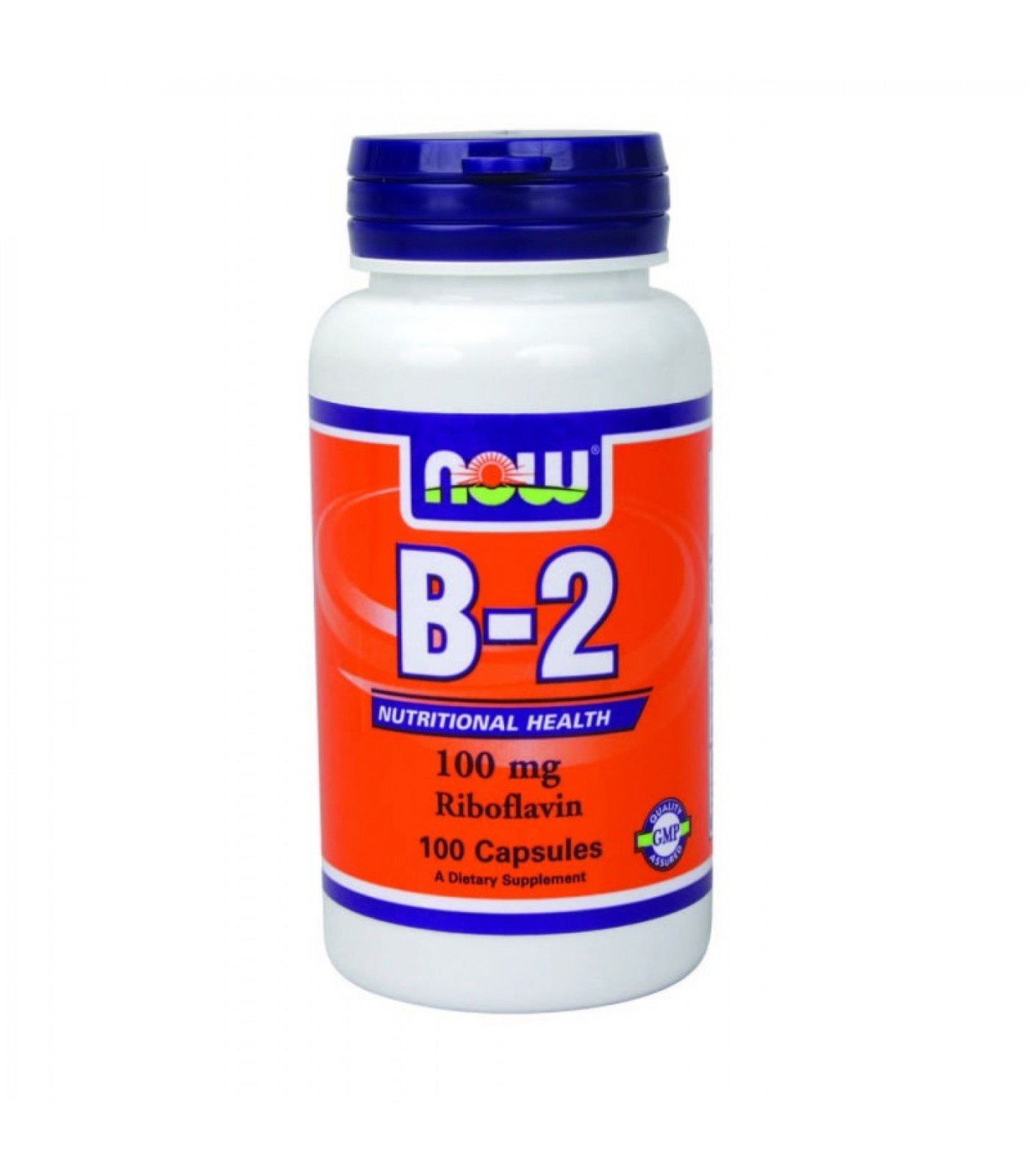 NOW - Vitamin B-2 (Riboflavin) 100mg. / 100 caps.