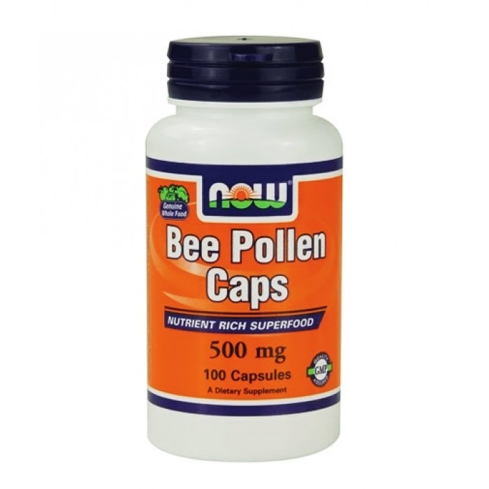 NOW - Bee Pollen 500mg / 100 caps.