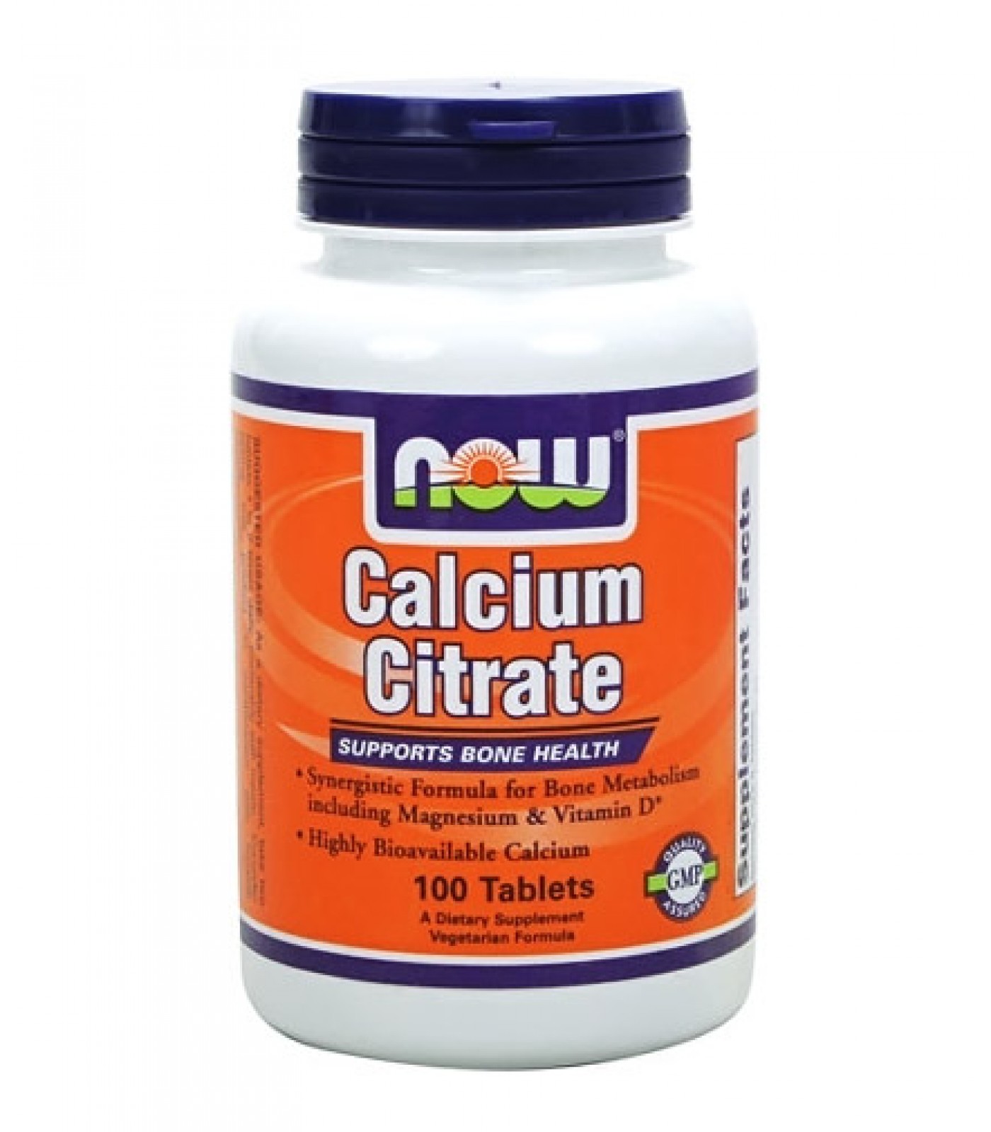 NOW Calcium Citrate with Minerals & Vitamin D-2 / 100 tab.