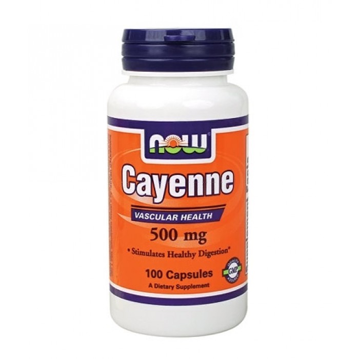 NOW - Cayenne 500mg. / 100 caps.