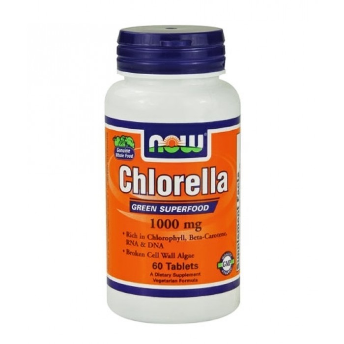 NOW - Chlorella 1000mg. / 60 tabs.