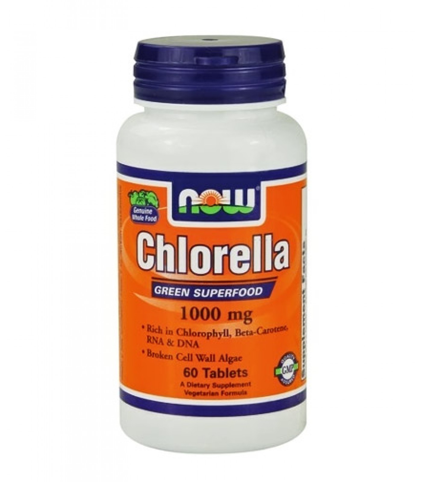 NOW - Chlorella 1000mg. / 60 tabs.