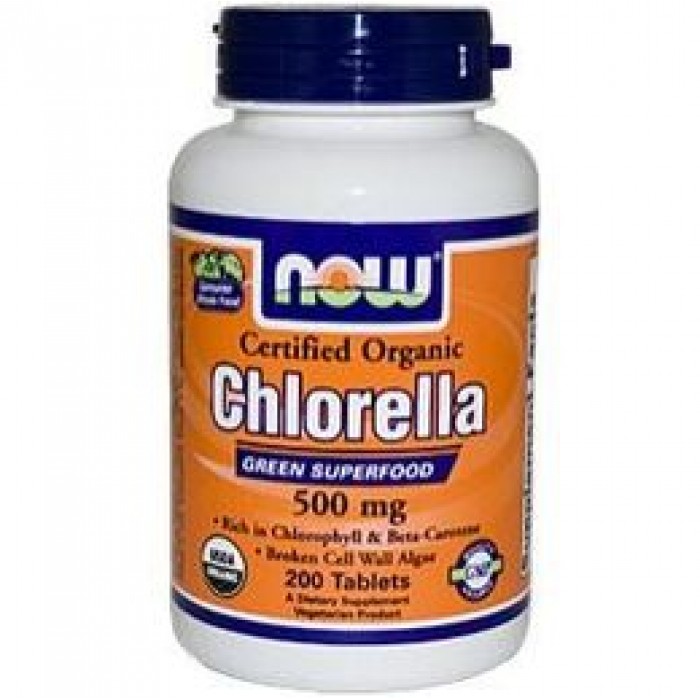 NOW - Chlorella 500mg. / 200 tabs.