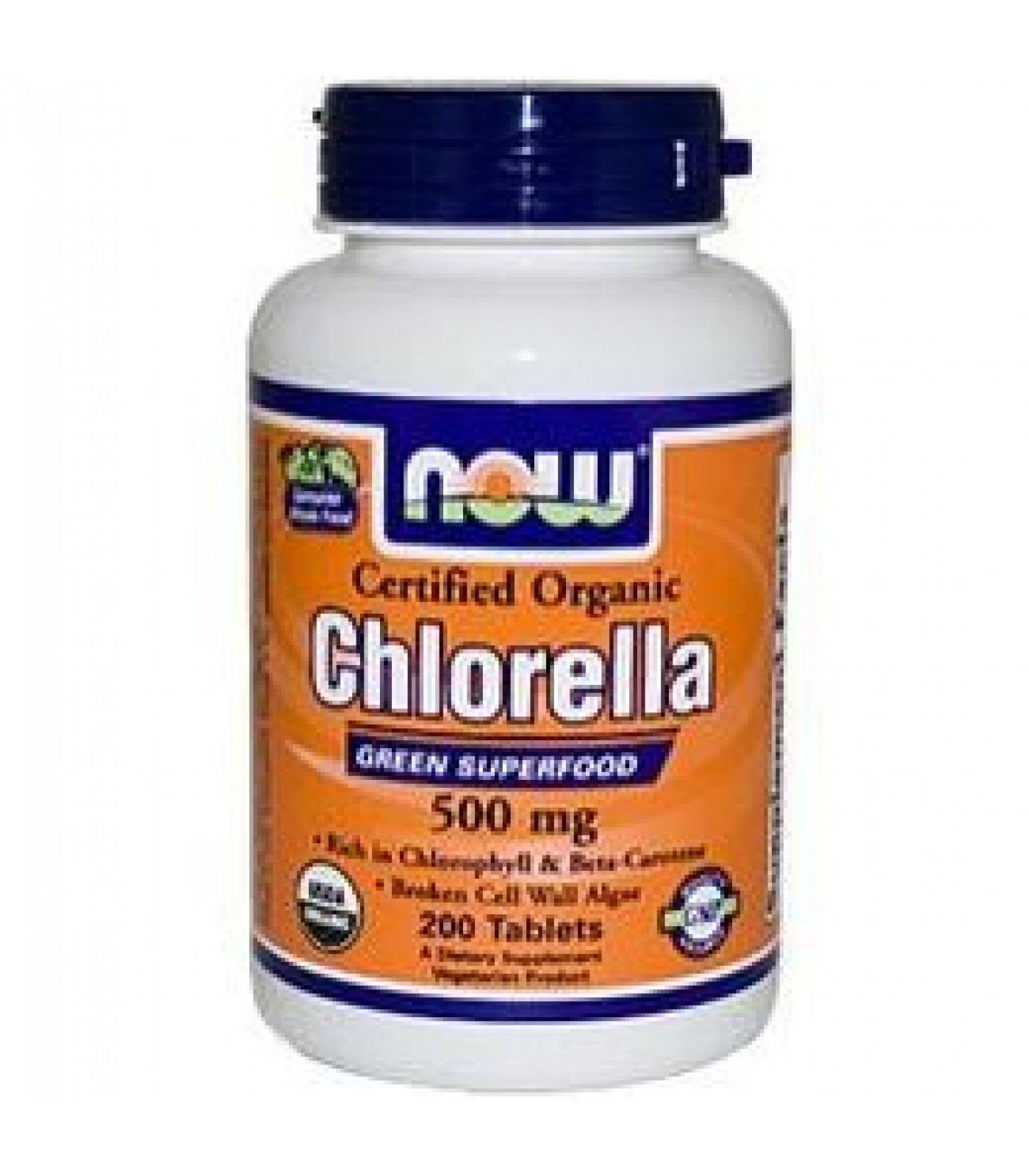 NOW - Chlorella 500mg. / 200 tabs.