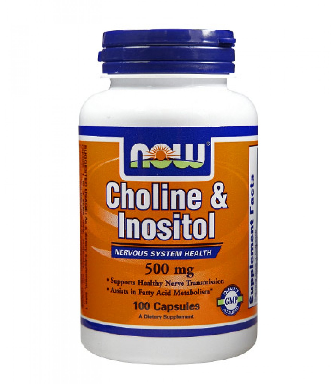 NOW - Choline & Inositol 500mg. / 100 Caps.