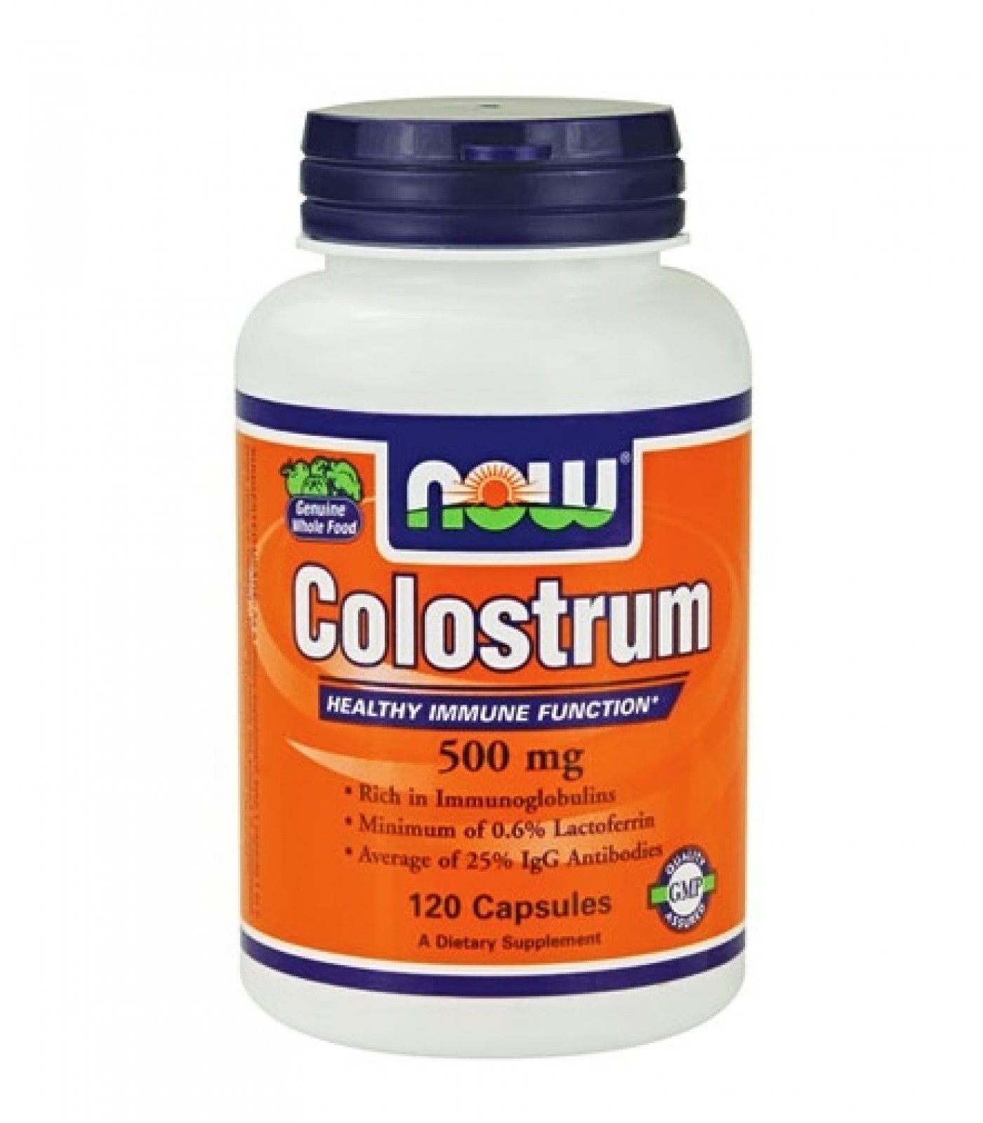 NOW - Colostrum 500mg. / 120 Caps.