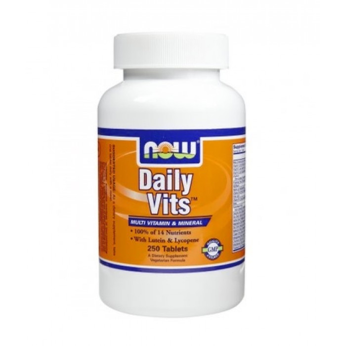 NOW - Daily Vits ™ Multi Vitamin & Mineral / 250 Tabs.