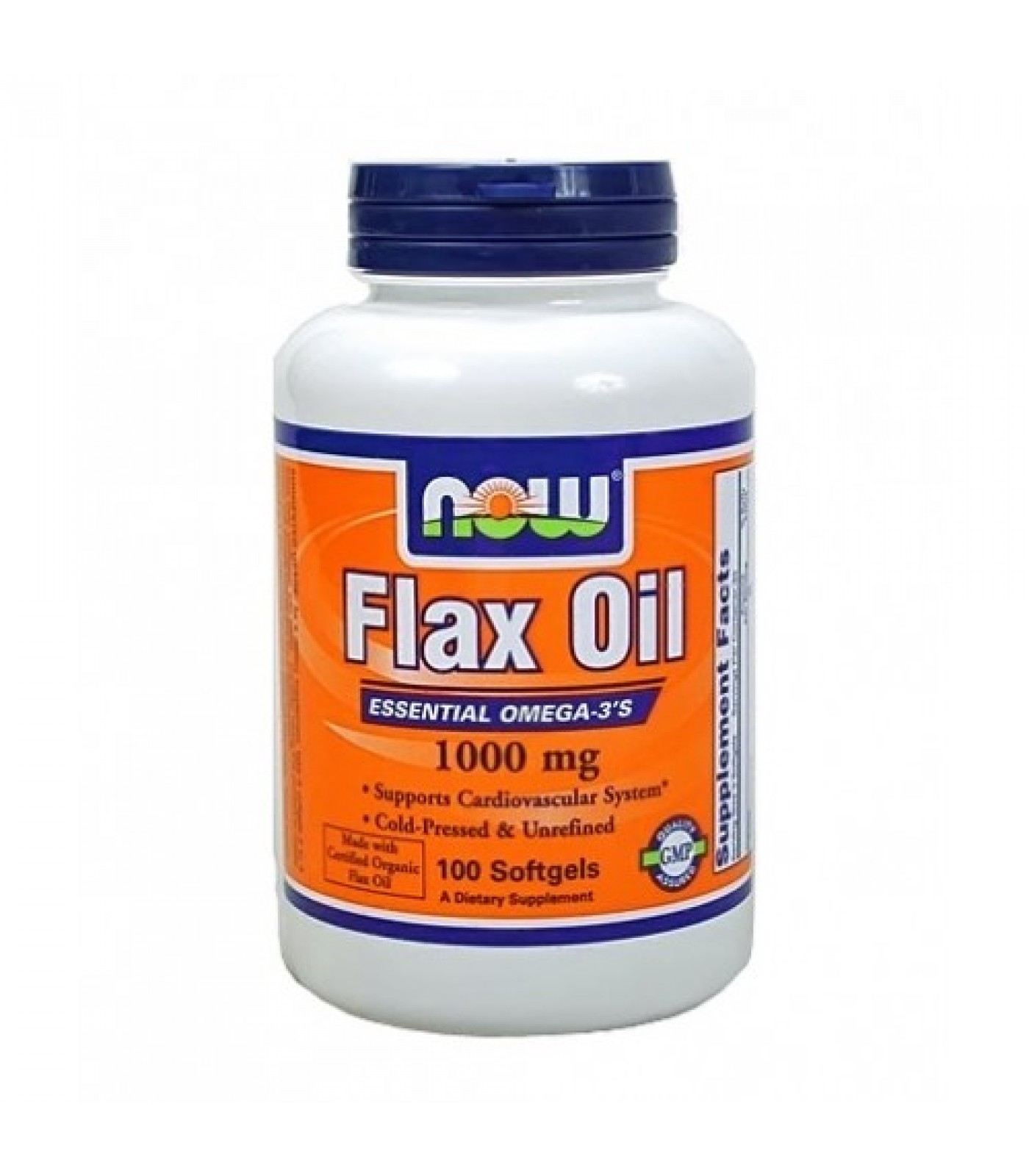 NOW - Flax Oil 1000mg. / 100 Softgels