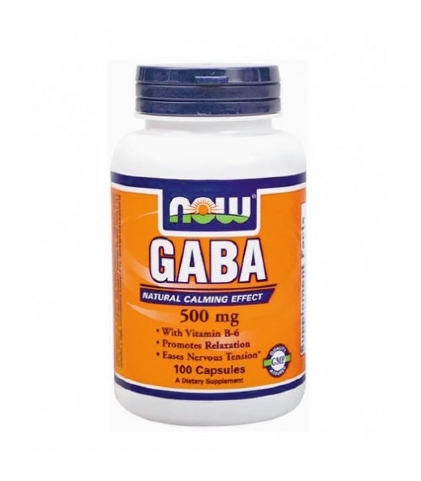 NOW - GABA + B-6 500mg. / 100 Caps.