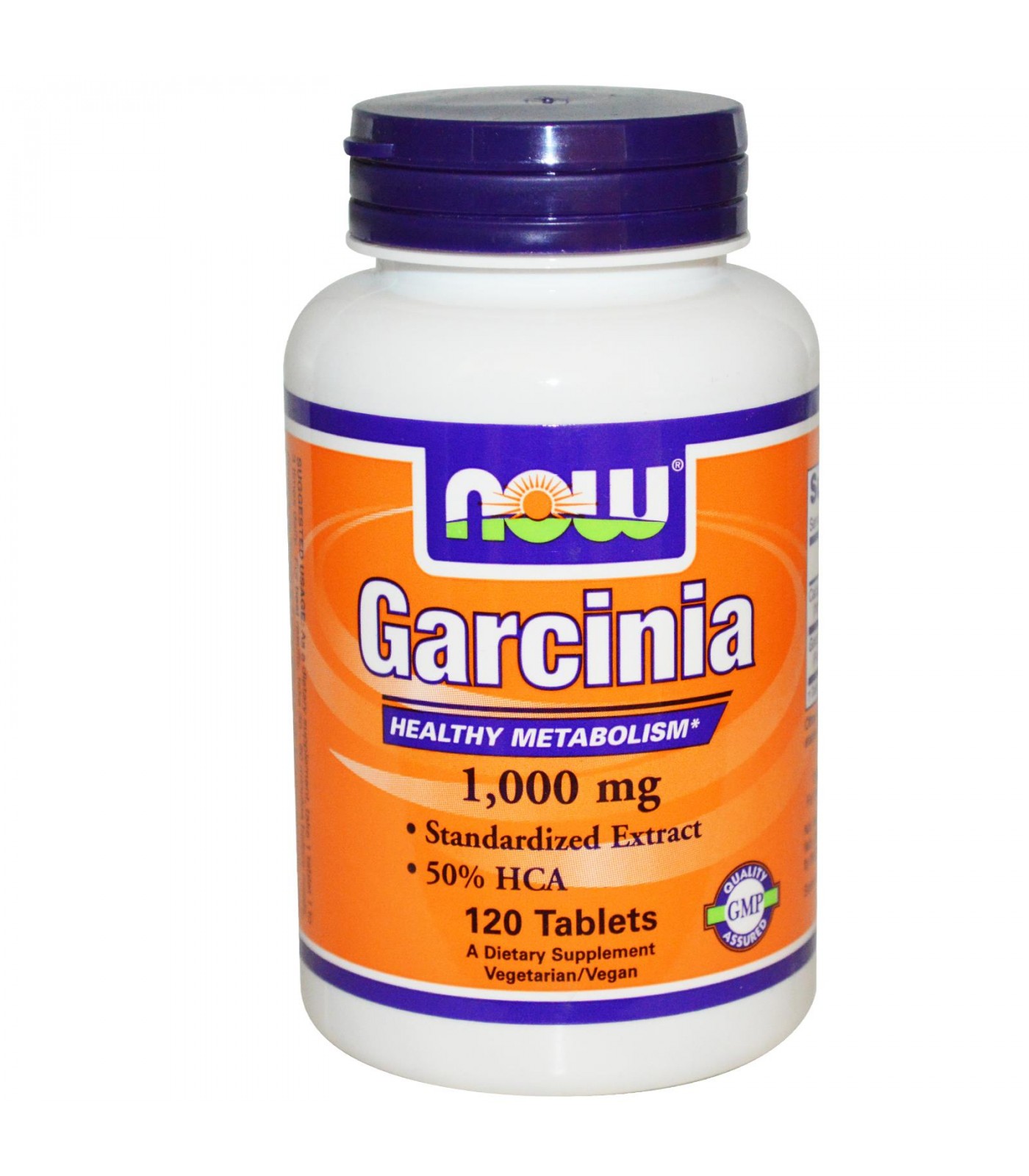 NOW - Garcinia 1000mg - 120tabs. 