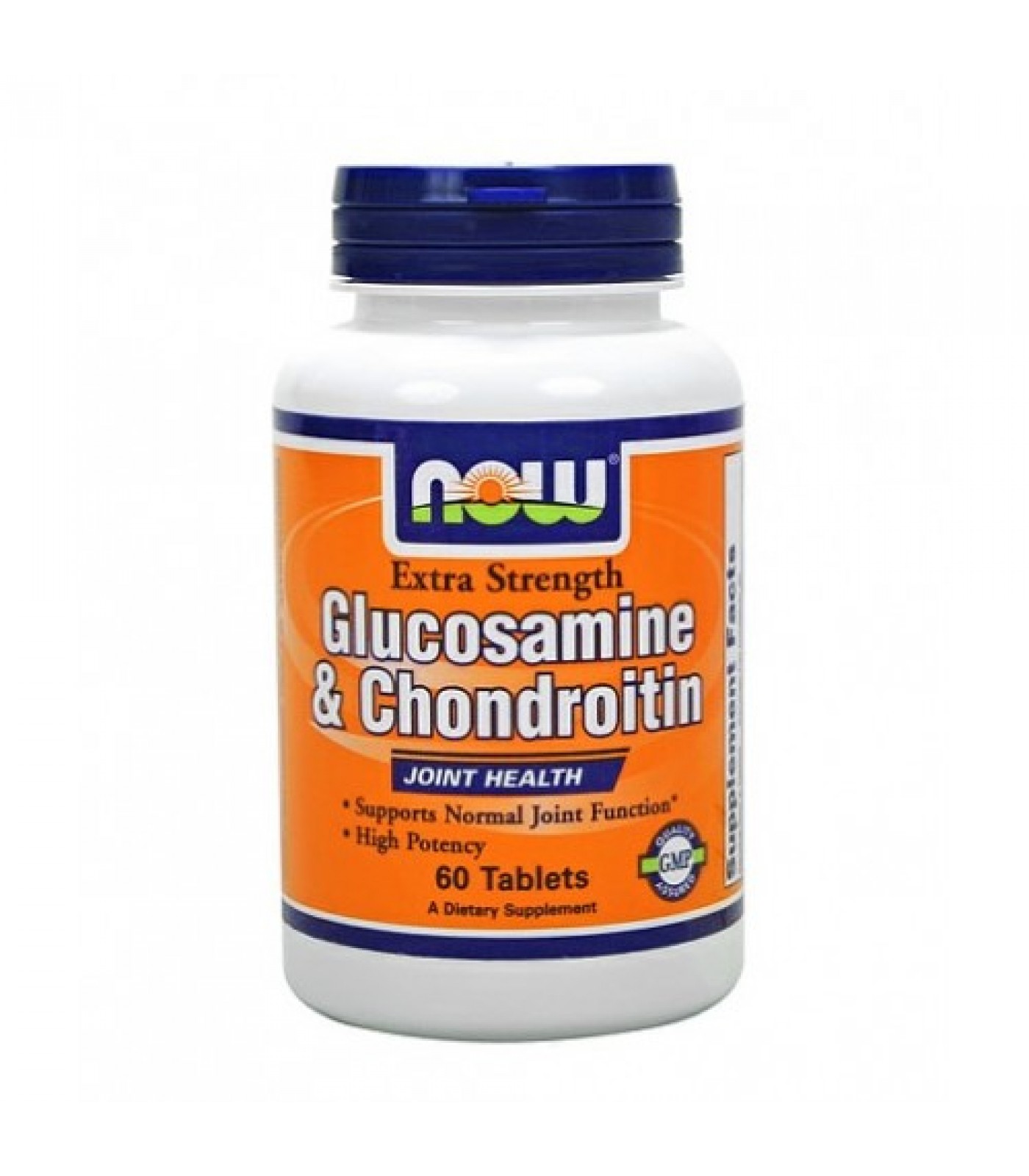 NOW - Glucosamine & Chondroitin Sulfate Extra Strength / 60 Tabs.