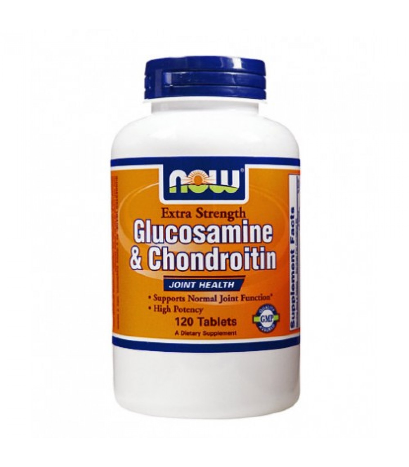 NOW - Glucosamine & Chondroitin Sulfate Extra Strength / 120 Tabs.