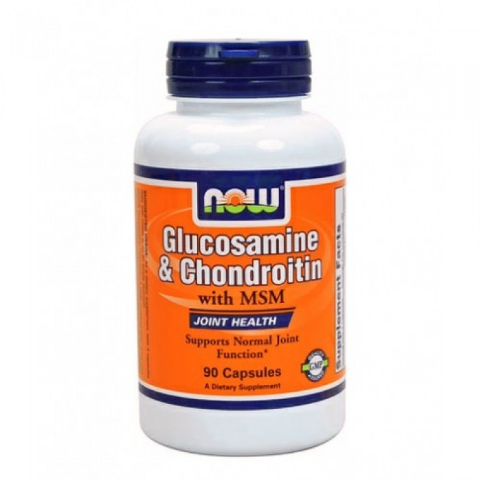 NOW - Glucosamine & Chondroitin with MSM / 90 Caps.