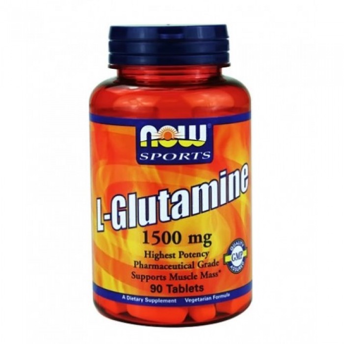 NOW - L-Glutamine 1500mg. / 90 Tabs.